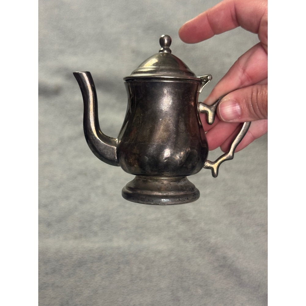 Godinger Silver Art Co Miniature Teapot Vintage Silver Plated Collectible GSAC